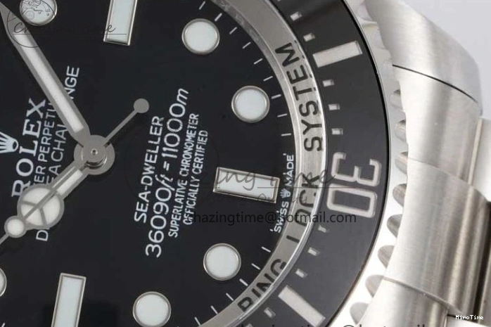 MiroTime 0306 ComfortFit Sea-Dweller 126660 No Date APF Best Edition Black Dial on SS Bracelet VR 2031